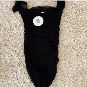 black charvi mini dress